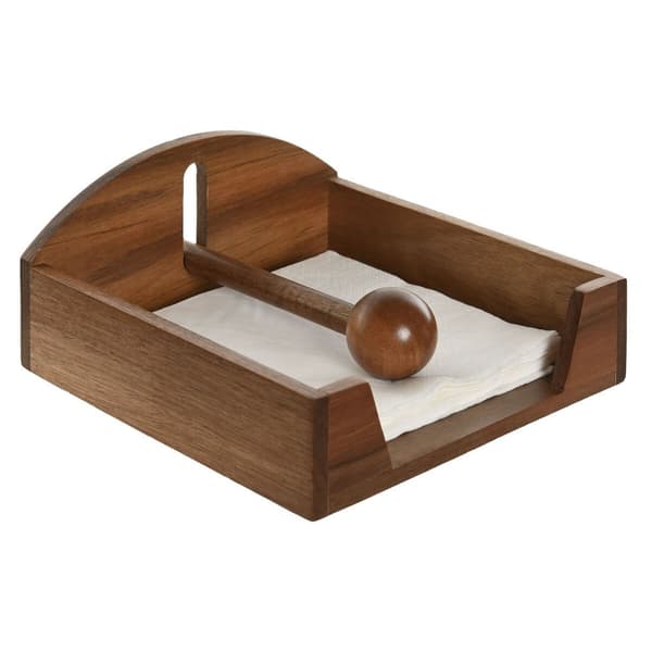 Servietholder Home ESPRIT Natur Akacie 19 x 21 x 8,8 cm
