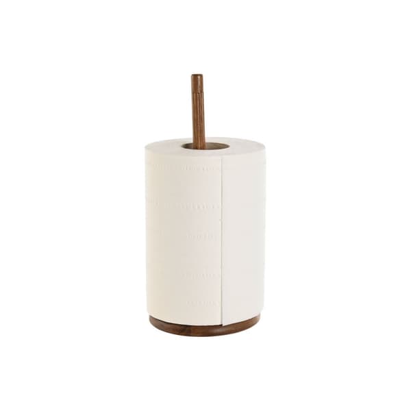 Kjøkkenpapirholder Home ESPRIT Naturell Akasia 16,8 x 16,8 x 35,6 cm