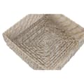 Miniatyrbild 2 av 3: Servetthållare Home ESPRIT Vit Naturell Bambu Rattan 18 x 18 x 6 cm
