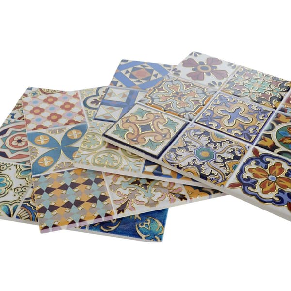Tabletti Home ESPRIT Korkki Dolomite 20 x 20 x 0,7 cm (4 osaa)