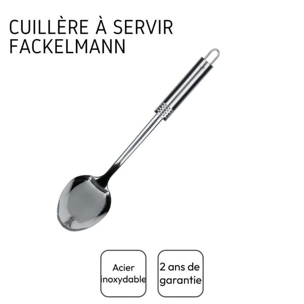 Serveringssked i rostfritt stål Fackelmann Oval ref. 40469