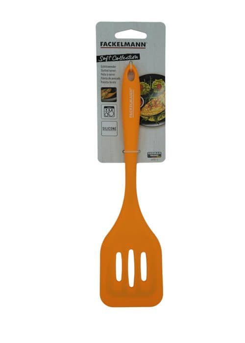 Fackelmann - 40370 - Soft Collection Silikonspade för frityr 29 x 7 x 1,5 cm Svart eller orange