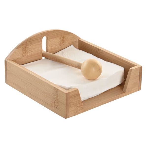 Servetthållare Home ESPRIT Naturell Bambu 19 x 21 x 8,8 cm