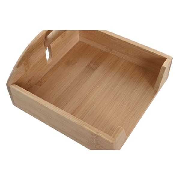 Servetthållare Home ESPRIT Naturell Bambu 19 x 21 x 8,8 cm