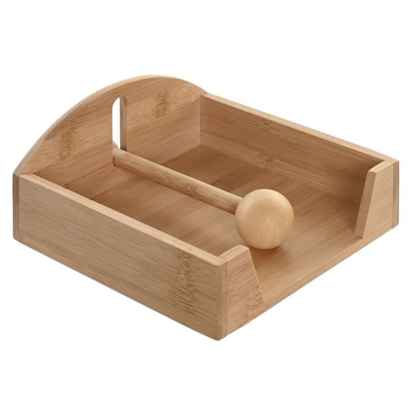 Servetthållare Home ESPRIT Naturell Bambu 19 x 21 x 8,8 cm