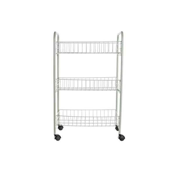 Zsúrkocsi DKD Home Decor Grön Metall polypropen 40 x 26 x 62 cm