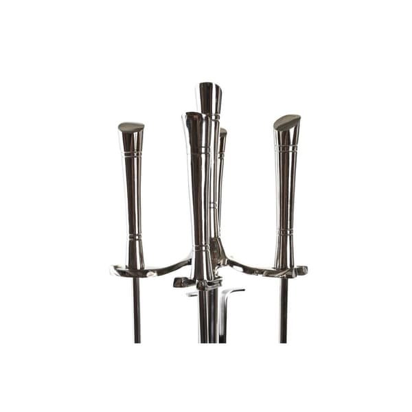 Brastillbehör DKD Home Decor Rostfritt stål Aluminium (20 x 20 x 78 cm)