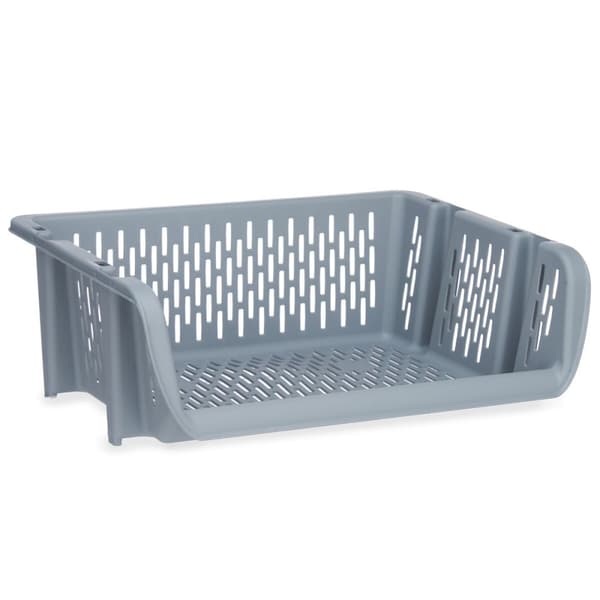 Grönsakskorg Kinvara Q-SHELF-2 Grå polypropen 30 x 13,5 x 38,7 cm (24 antal)