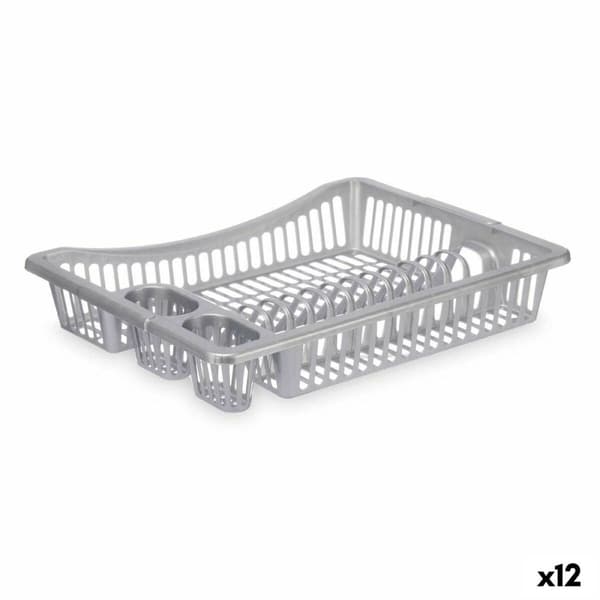 Diskställ Kinvara YMA04 1095 01 Silvrig 46 x 8 x 36 cm (12 antal)
