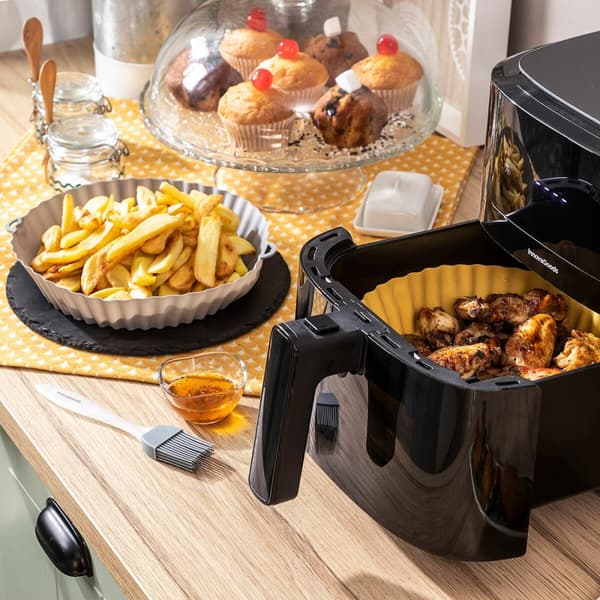 Silikonkorgar med borste för Air-fryer Mollicon InnovaGoods 2 antal