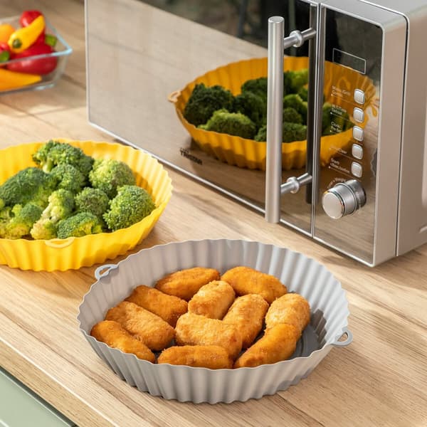 Silikonkorgar med borste för Air-fryer Mollicon InnovaGoods 2 antal