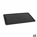 Miniatyrbild 1 av 2: Bricka Percutti   Avfrostningsfunktion Svart 39 x 23 cm (2 antal)