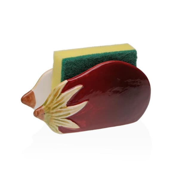 Servetthållare Versa Keramik 8,5 X 15,8 X 5,9 CM Aubergine
