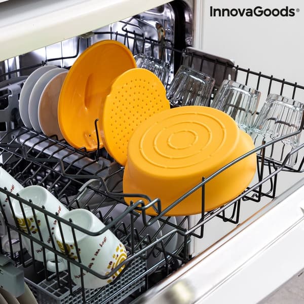 BEGAGNAD Multifunktionell silikonångare med recept Silicotte InnovaGoods (Renoverade A)