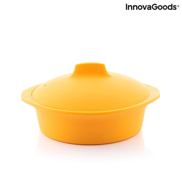BEGAGNAD Multifunktionell silikonångare med recept Silicotte InnovaGoods (Renoverade A)