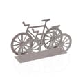 Miniatyrbilde 1 av 2: Serviettholder Versa Grå Metall Stål Jern 4,5 x 9,5 x 16,5 cm Sykkel
