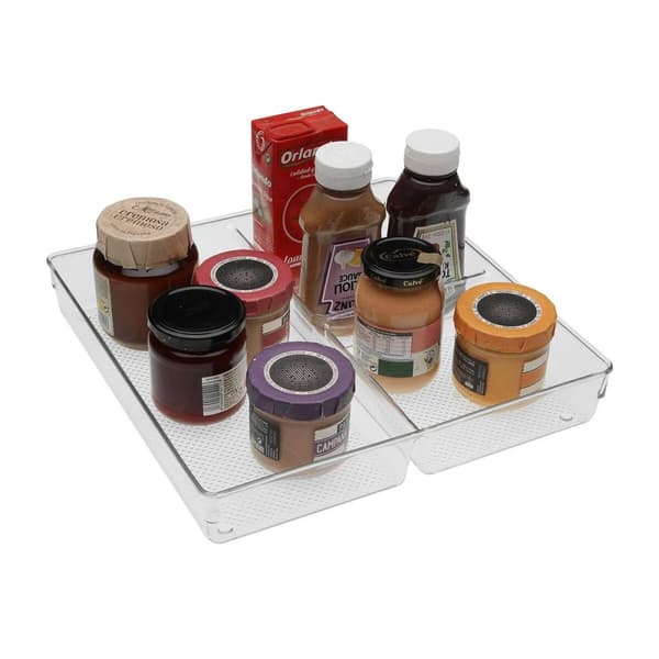 Besticks-sortering Versa Transparent Plast 30,6 X 5,6 X 30,6 CM