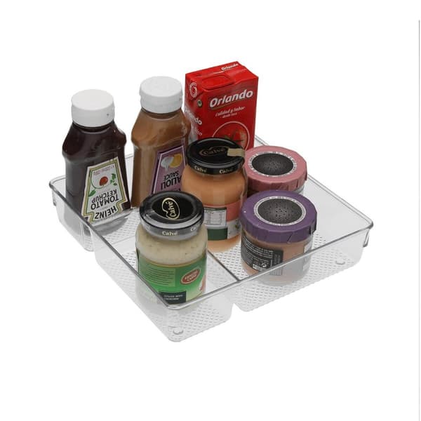 Besticks-sortering Versa Transparent Plast 23,2 X 5,6 X 23,2 CM