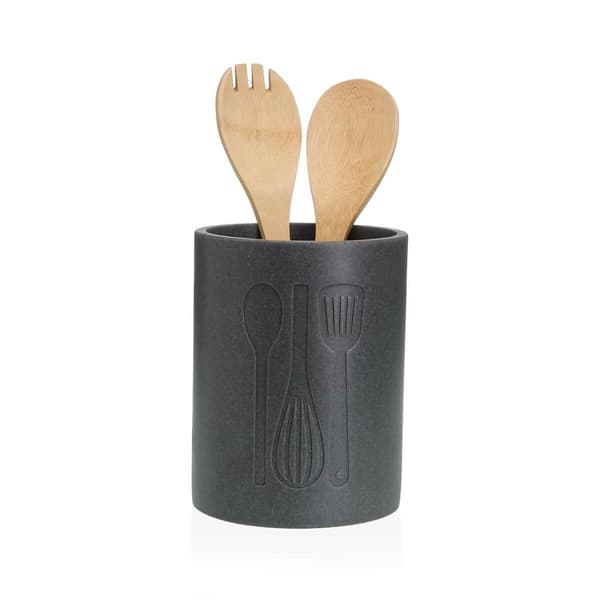 Dåse til køkkenudstyr Versa Harpiks Keramik 13 x 17,5 x 13 cm