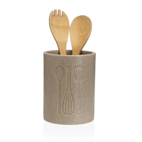 Dåse til køkkenudstyr Versa Harpiks Keramik 13 x 17,5 x 13 cm