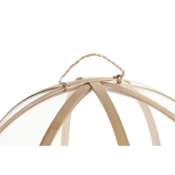 Lautaskupu Home ESPRIT Bambu 35 x 35 x 22 cm