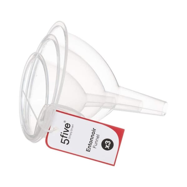 Tratt Secret de Gourmet Transparent Plast (3 Delar)