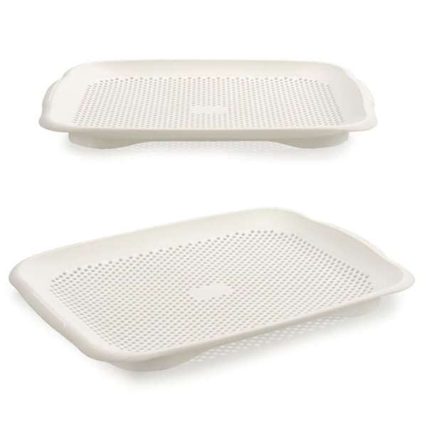 Torkställ Vit Plast 27 x 3 x 36,3 cm (24 antal)