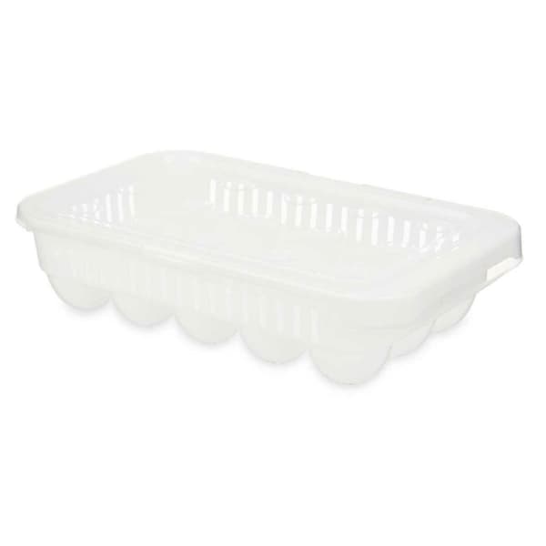 Æggekop Kinvara 02 1067 Hvid Gennemsigtig Plastik 17,5 x 7 x 28,5 cm (12 enheder)