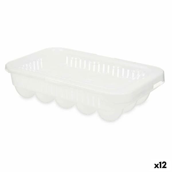 Æggekop Kinvara 02 1067 Hvid Gennemsigtig Plastik 17,5 x 7 x 28,5 cm (12 enheder)
