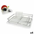 Miniatyrbillede 1 af 2: Afdrypningssstativ til køkkenvask Confortime Alluma Aluminium 43 x 32 x 12 cm (4 enheder)