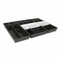 Miniatyrbillede 2 af 2: Bestikholder Tontarelli Bella Sort 10 Dele 70 x 49,2 x 6,7 cm (4 enheder)