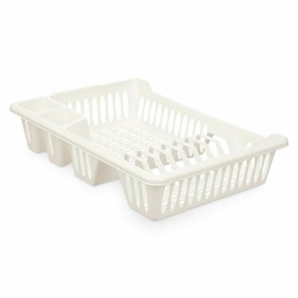 Afdrypningssstativ til køkkenvask Kinvara YMA04 1098 01 Hvid 40 x 8 x 29,5 cm (24 enheder)