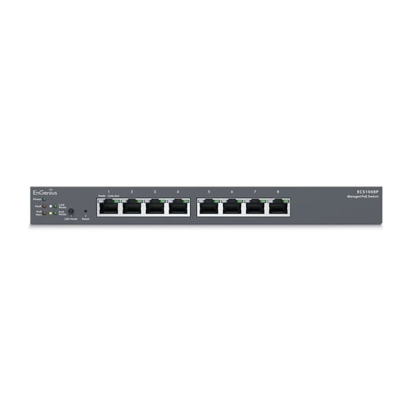 Kytkin EnGenius ECS1008P Musta