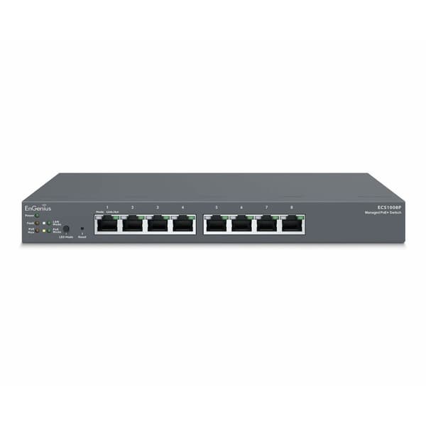 Kytkin EnGenius ECS1008P Musta