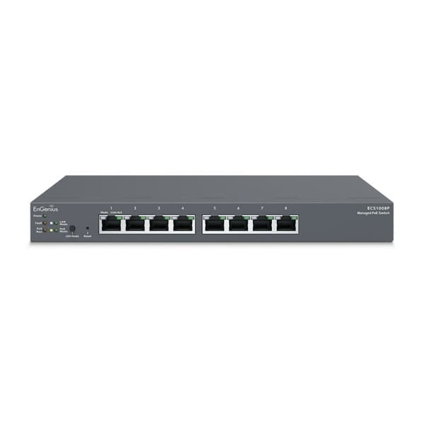 Kytkin EnGenius ECS1008P Musta