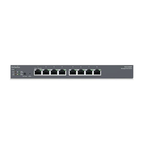 Kytkin EnGenius ECS1008P Musta
