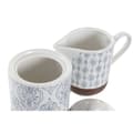 Miniatyrbild 3 av 3: Sockerströare DKD Home Decor Blå Vit Brun Stengods 12,5 x 6,5 x 8 cm (2 pcs)