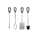 Miniatyrbillede 5 af 6: Pejseredskaber DKD Home Decor Rustfrit stål Aluminium (15 x 15 x 62 cm)