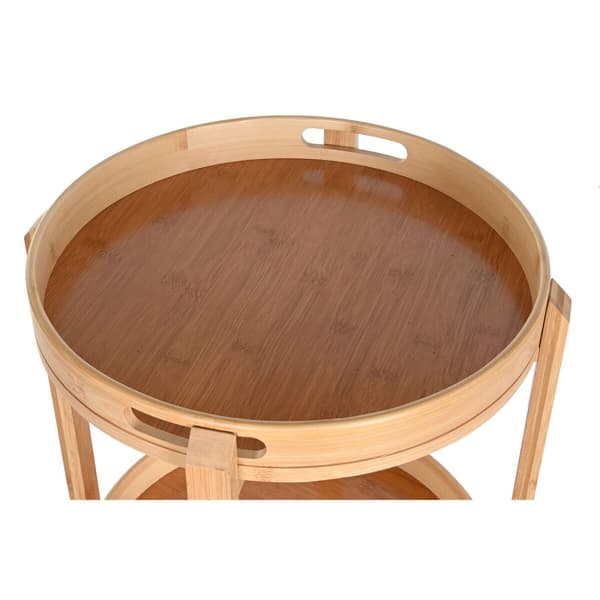 Servirni voziček DKD Home Decor Natur 44 x 44 x 90 cm