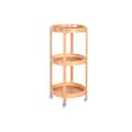 Miniatyrbillede 1 af 4: Servirni voziček DKD Home Decor Natur 44 x 44 x 90 cm