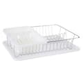 Pikkukuva 2 / 4: Kuivausteline tiskialtaaseen Valkoinen Metalli Muovinen 43,5 x 11 x 33,5 cm (4 osaa)