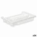 Miniatyrbillede 1 af 4: Afdrypningssstativ til køkkenvask Kinvara 2601407-2 Hvid Plastik 42,5 x 7 x 29,5 cm (24 enheder)