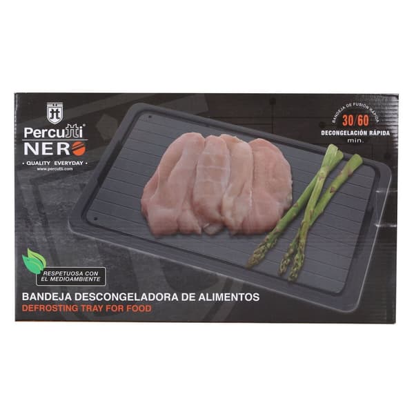 Upptiningsplatta Percutti Svart 39 x 23 cm Avfrostningsfunktion (2 antal)