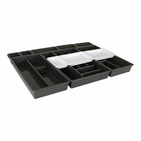 Besticks-sortering Tontarelli Bella Svart 10 Delar 70 x 49,2 x 6,7 cm (4 antal)