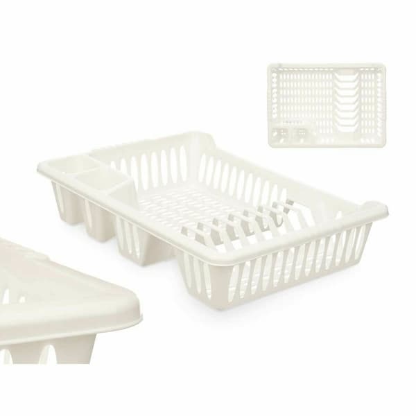 Kuivausteline tiskialtaaseen Kinvara YMA04 1098 01 Valkoinen 40 x 8 x 29,5 cm (24 osaa)