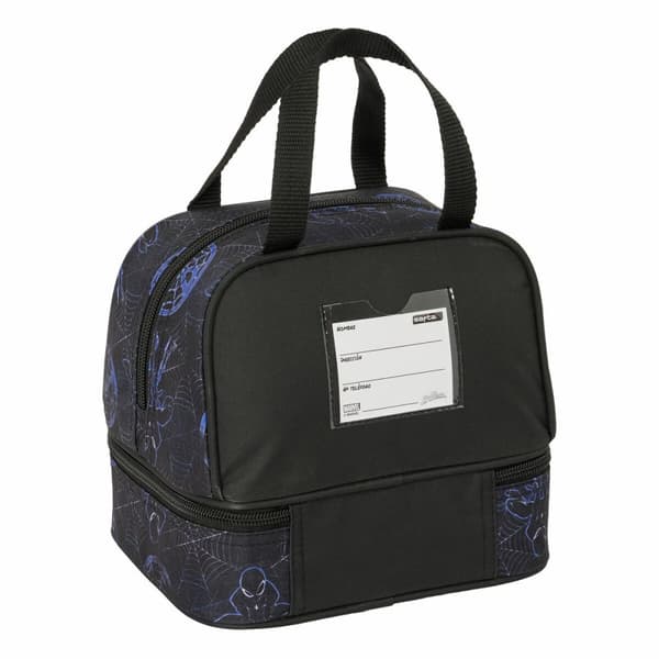 Lunchlåda Spider-Man Attack Svart 20 x 20 x 15 cm