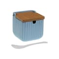 Pikkukuva 2 / 2: Sokeriastia Versa Sininen Keraminen Bambu Dolomite 8,3 x 8,3 x 8,3 cm