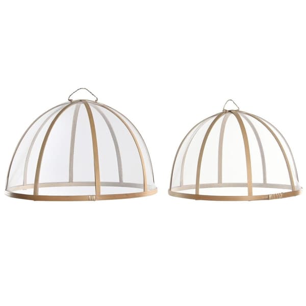 Tallerken cover Home ESPRIT Bambus 35 x 35 x 22 cm