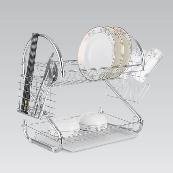 Diskställ Feel Maestro MR-1025-53 Silvrig Rostfritt stål Plast