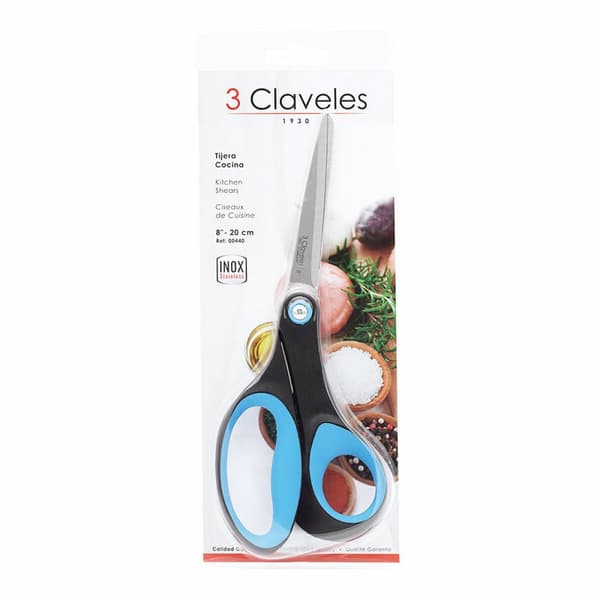 Kökssax 3 Claveles 8" Rostfritt stål Blå
